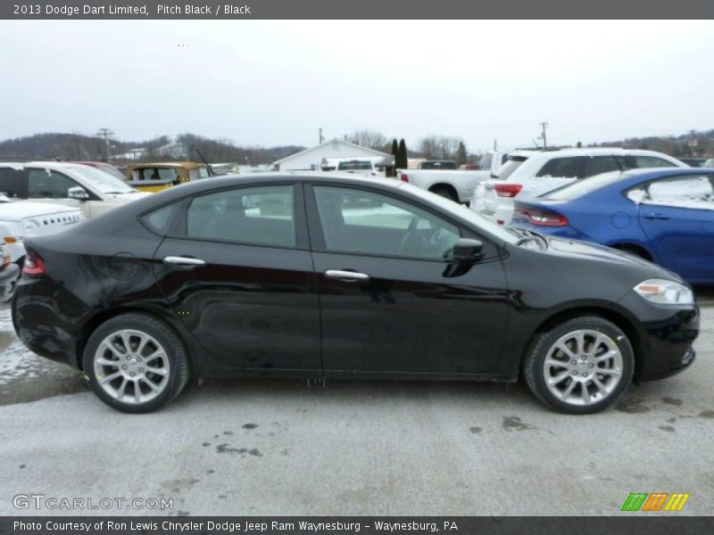 Pitch Black / Black 2013 Dodge Dart Limited