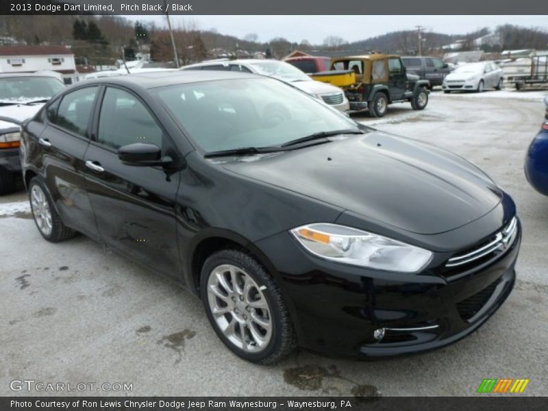 Pitch Black / Black 2013 Dodge Dart Limited