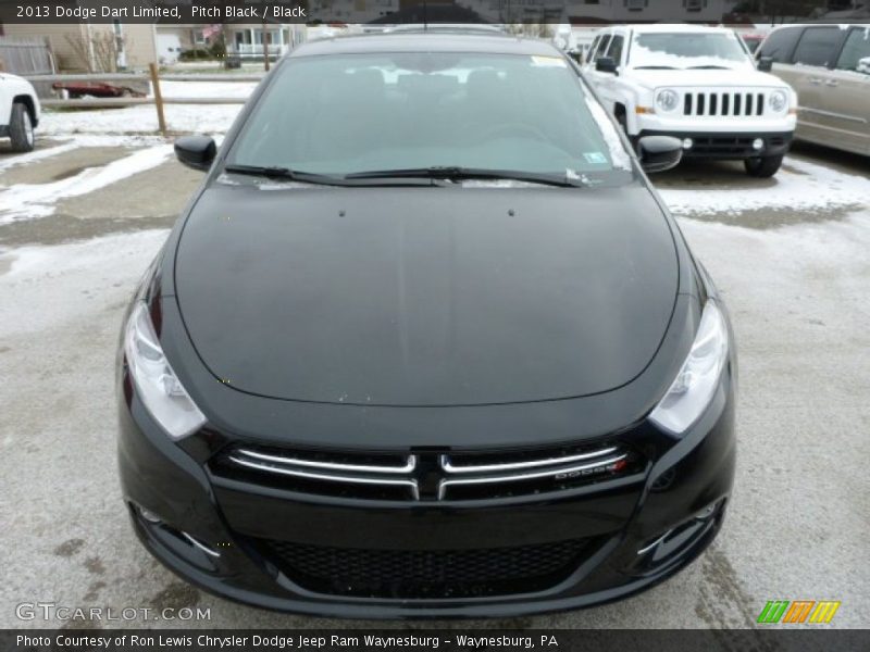 Pitch Black / Black 2013 Dodge Dart Limited