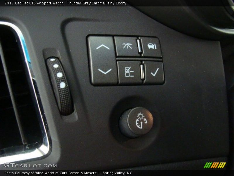 Controls of 2013 CTS -V Sport Wagon