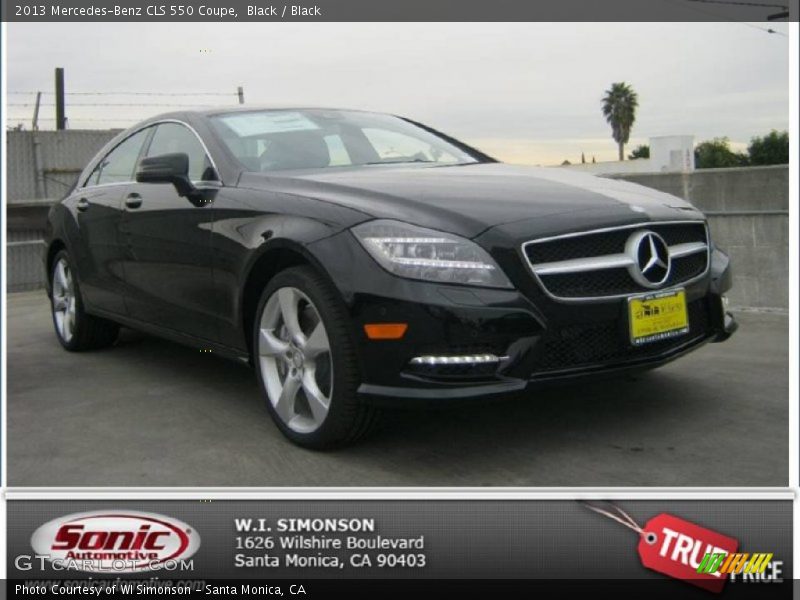 Black / Black 2013 Mercedes-Benz CLS 550 Coupe