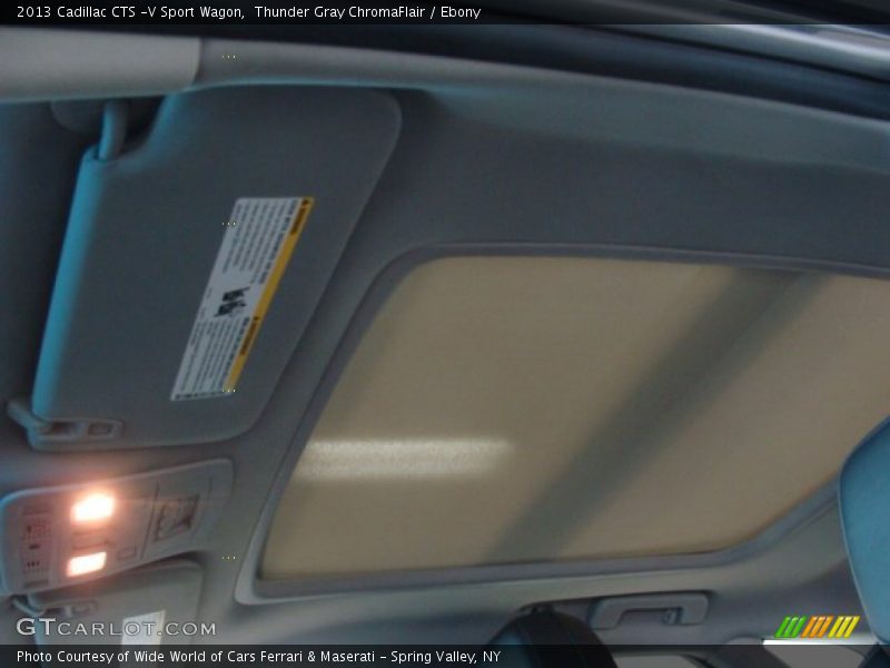 Sunroof of 2013 CTS -V Sport Wagon
