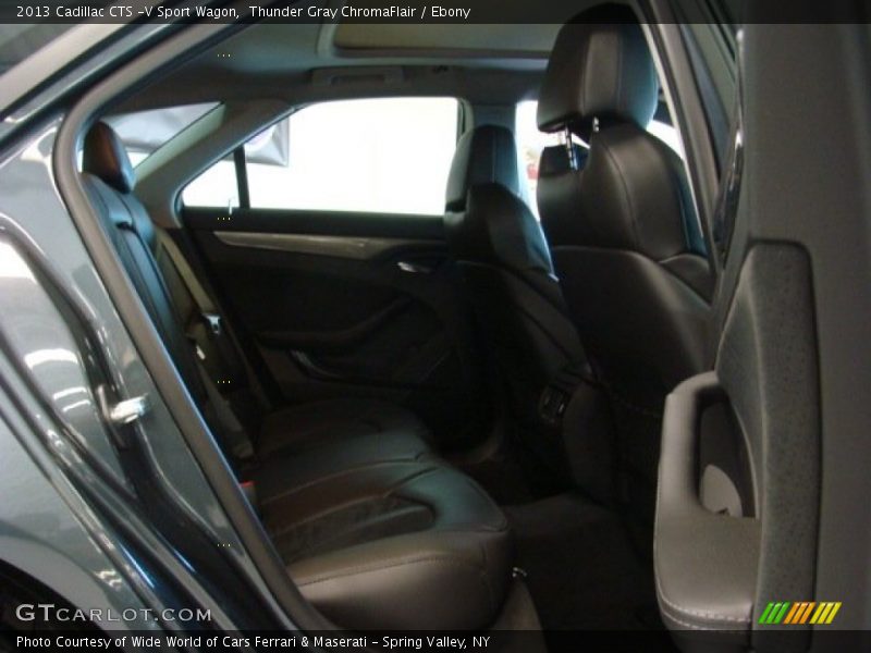 Rear Seat of 2013 CTS -V Sport Wagon