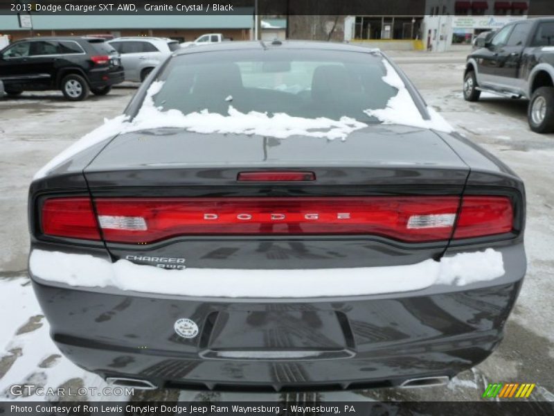 Granite Crystal / Black 2013 Dodge Charger SXT AWD