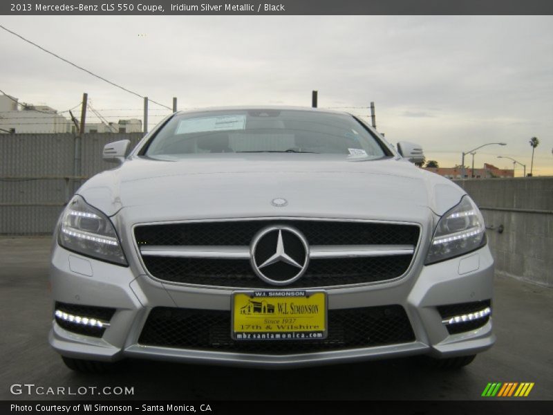 Iridium Silver Metallic / Black 2013 Mercedes-Benz CLS 550 Coupe
