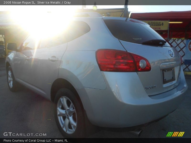 Silver Ice Metallic / Gray 2008 Nissan Rogue SL