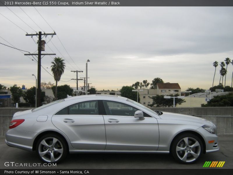 Iridium Silver Metallic / Black 2013 Mercedes-Benz CLS 550 Coupe