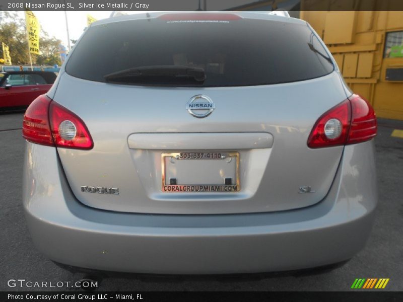 Silver Ice Metallic / Gray 2008 Nissan Rogue SL