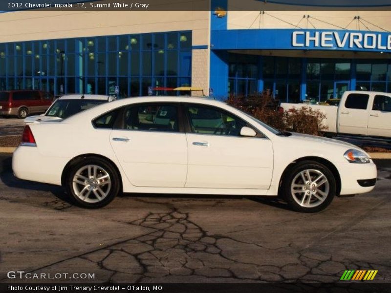 Summit White / Gray 2012 Chevrolet Impala LTZ