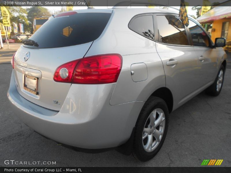 Silver Ice Metallic / Gray 2008 Nissan Rogue SL