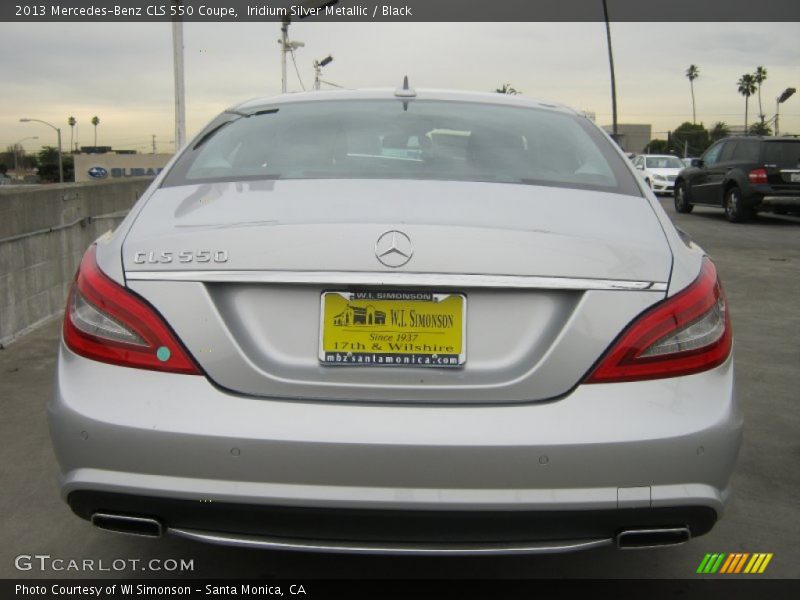 Iridium Silver Metallic / Black 2013 Mercedes-Benz CLS 550 Coupe