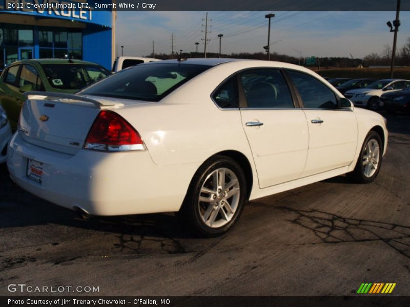 Summit White / Gray 2012 Chevrolet Impala LTZ