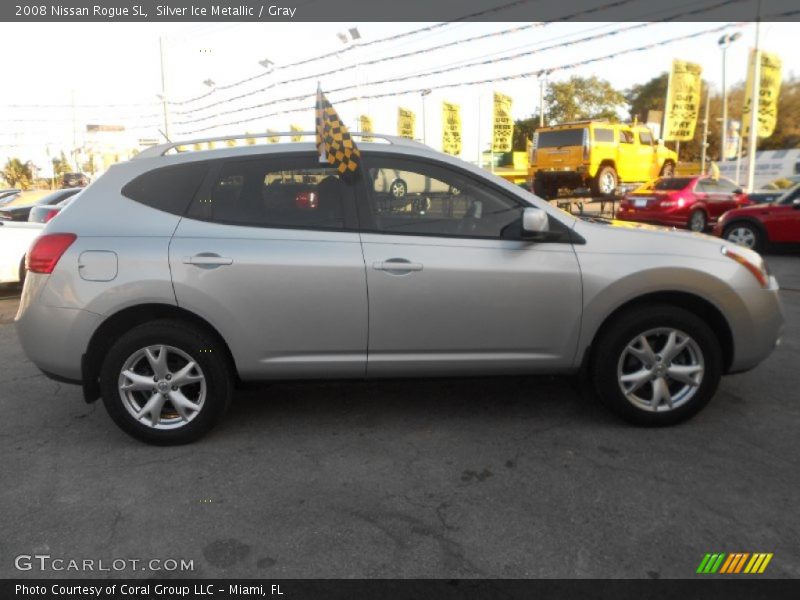 Silver Ice Metallic / Gray 2008 Nissan Rogue SL