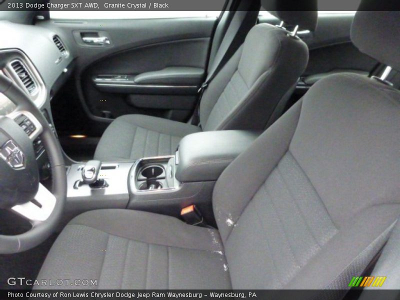 Granite Crystal / Black 2013 Dodge Charger SXT AWD