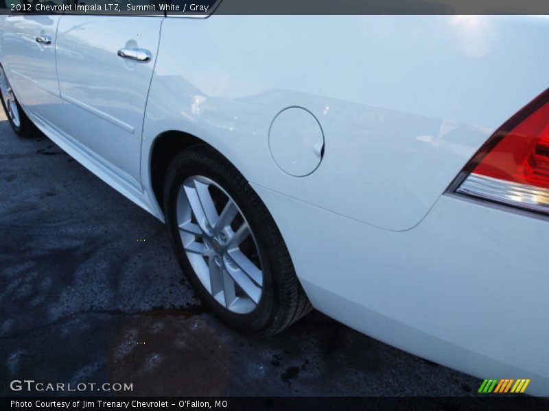 Summit White / Gray 2012 Chevrolet Impala LTZ