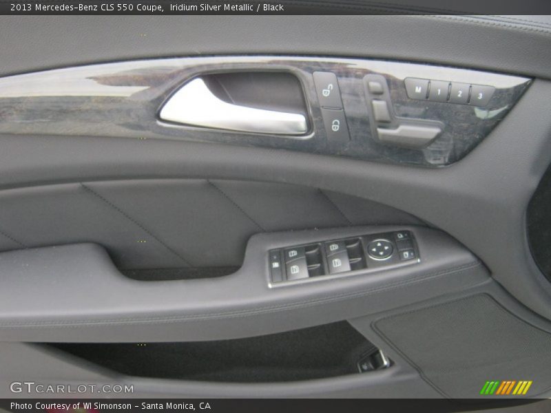 Iridium Silver Metallic / Black 2013 Mercedes-Benz CLS 550 Coupe