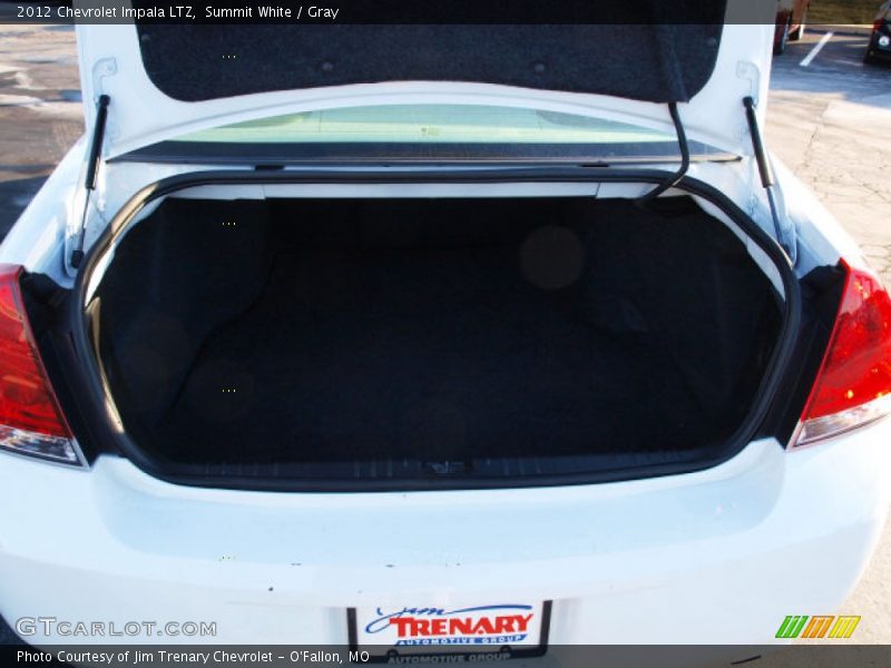 Summit White / Gray 2012 Chevrolet Impala LTZ