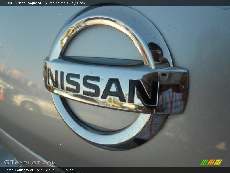Silver Ice Metallic / Gray 2008 Nissan Rogue SL