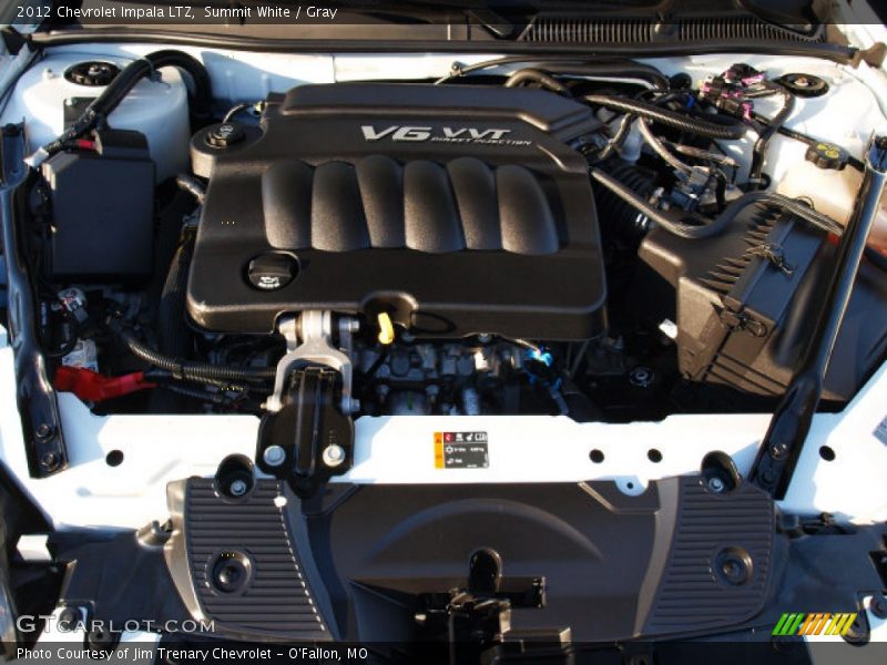 Summit White / Gray 2012 Chevrolet Impala LTZ
