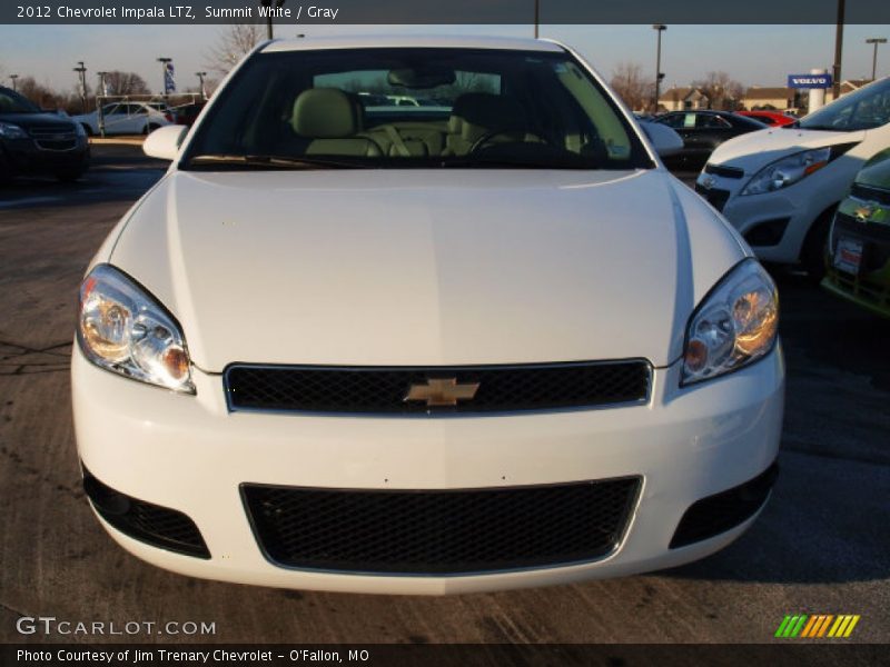 Summit White / Gray 2012 Chevrolet Impala LTZ