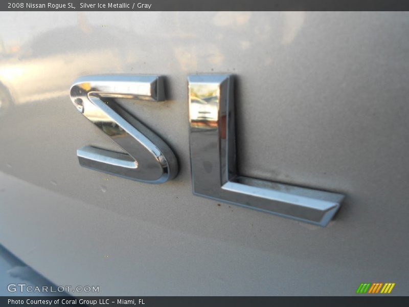 Silver Ice Metallic / Gray 2008 Nissan Rogue SL