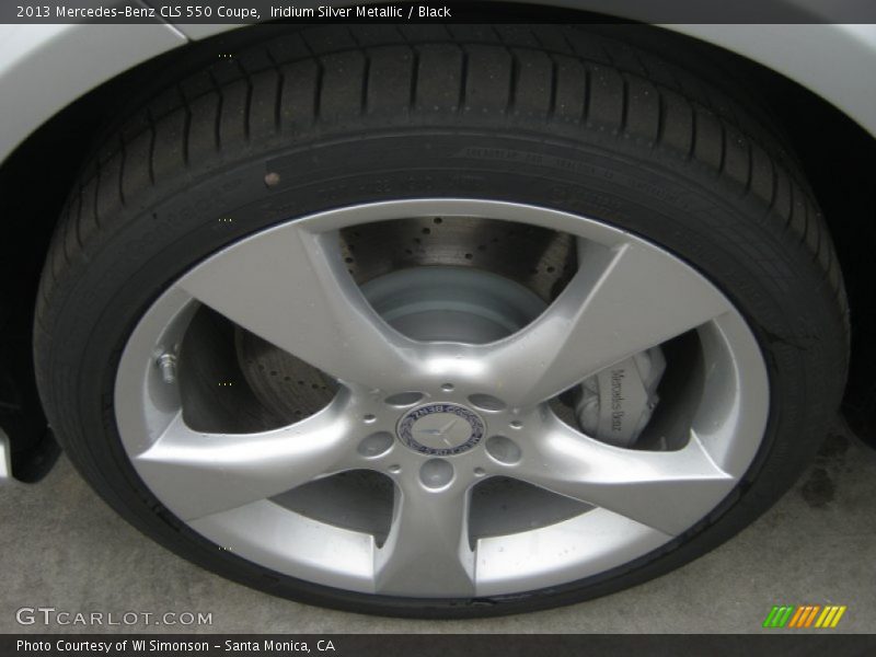 Iridium Silver Metallic / Black 2013 Mercedes-Benz CLS 550 Coupe