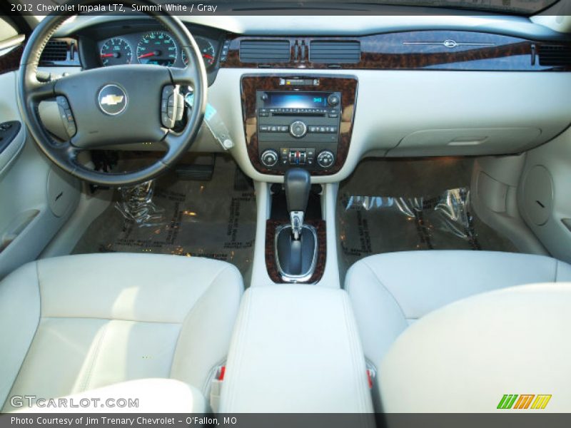 Summit White / Gray 2012 Chevrolet Impala LTZ