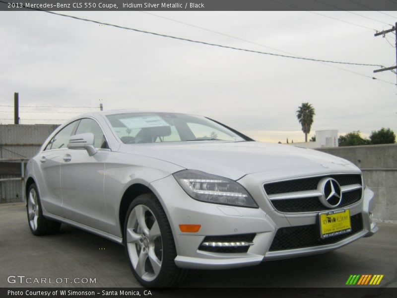 Iridium Silver Metallic / Black 2013 Mercedes-Benz CLS 550 Coupe