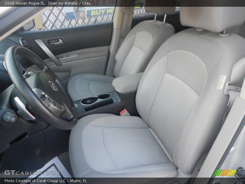 Silver Ice Metallic / Gray 2008 Nissan Rogue SL