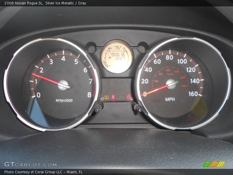 Silver Ice Metallic / Gray 2008 Nissan Rogue SL