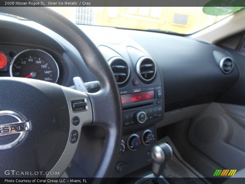 Silver Ice Metallic / Gray 2008 Nissan Rogue SL