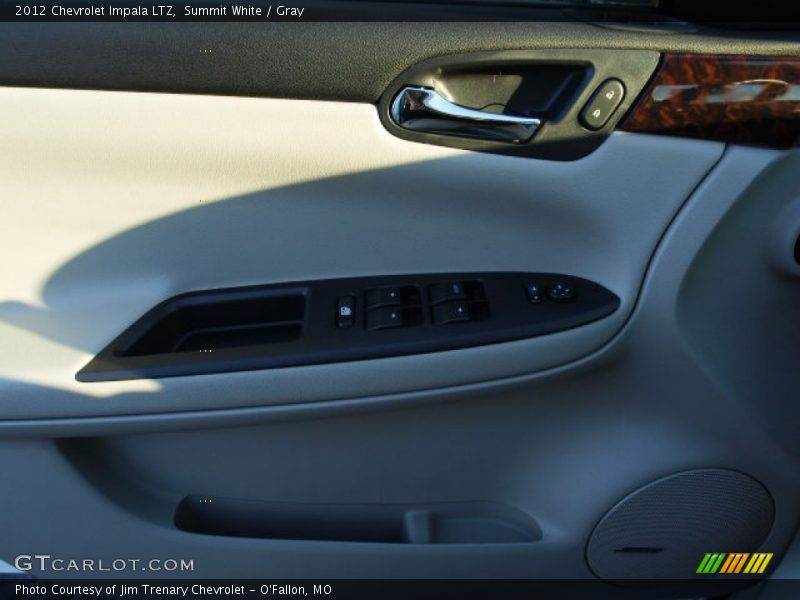 Summit White / Gray 2012 Chevrolet Impala LTZ