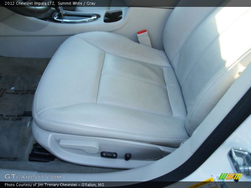 Summit White / Gray 2012 Chevrolet Impala LTZ