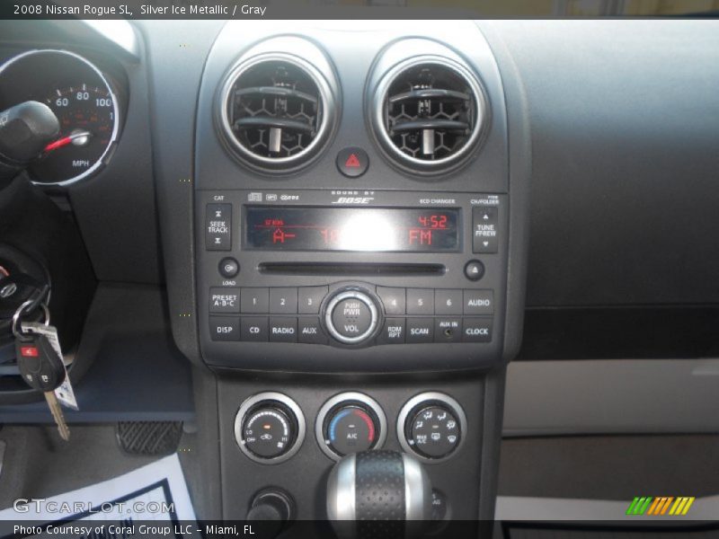 Silver Ice Metallic / Gray 2008 Nissan Rogue SL
