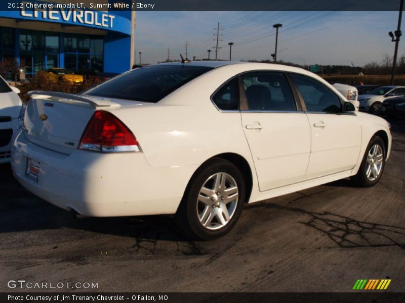 Summit White / Ebony 2012 Chevrolet Impala LT