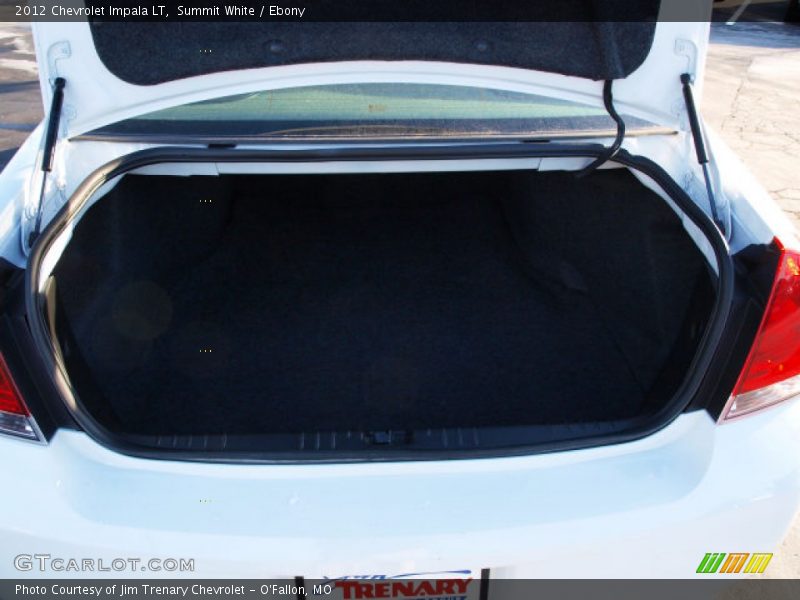 Summit White / Ebony 2012 Chevrolet Impala LT