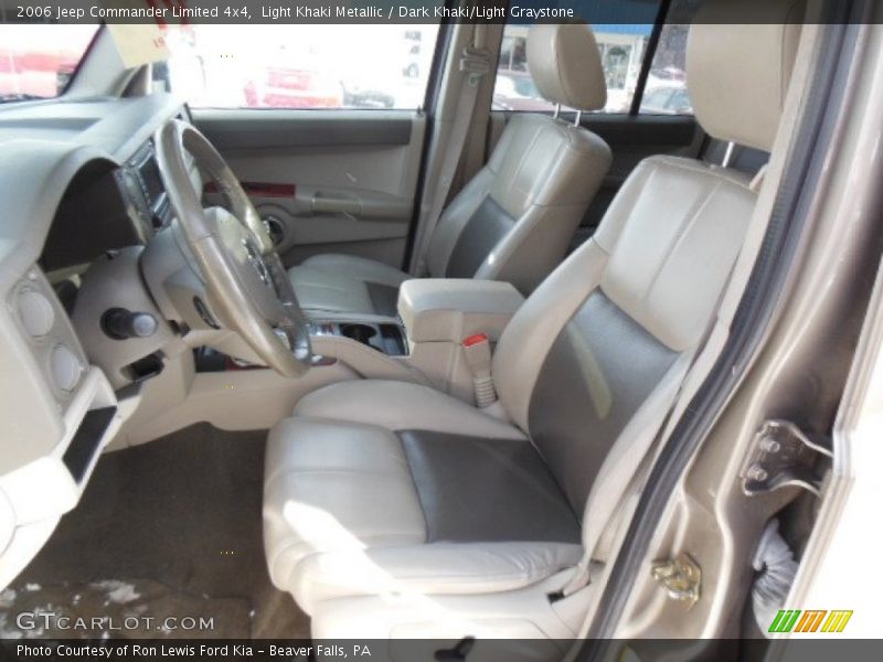 Front Seat of 2006 Commander Limited 4x4