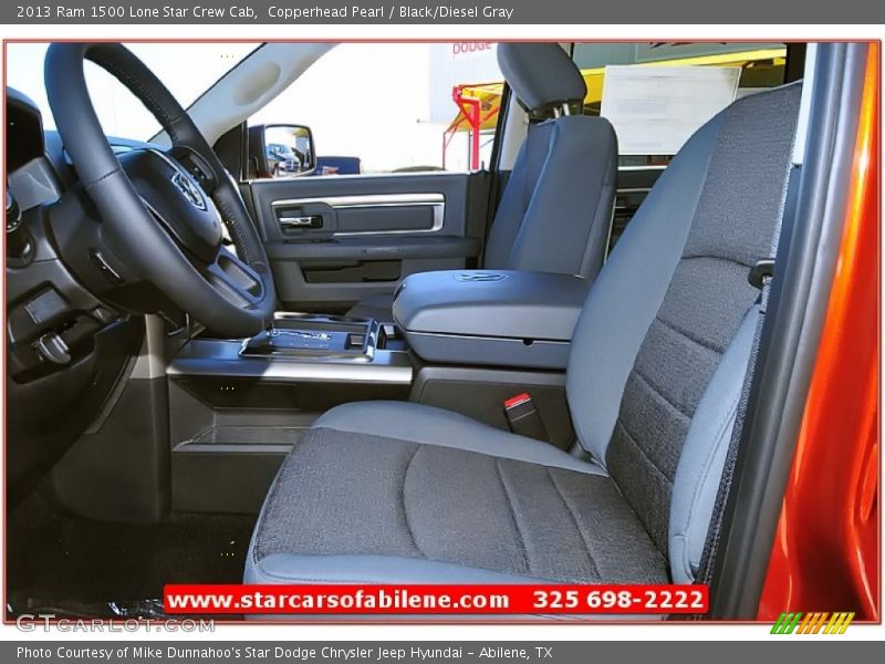 Copperhead Pearl / Black/Diesel Gray 2013 Ram 1500 Lone Star Crew Cab