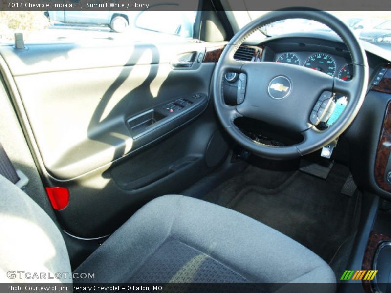 Summit White / Ebony 2012 Chevrolet Impala LT