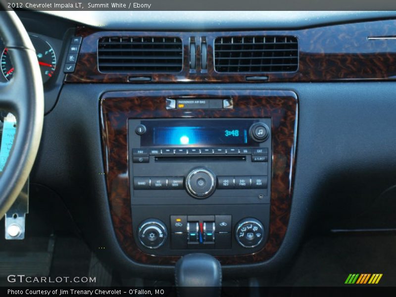 Summit White / Ebony 2012 Chevrolet Impala LT