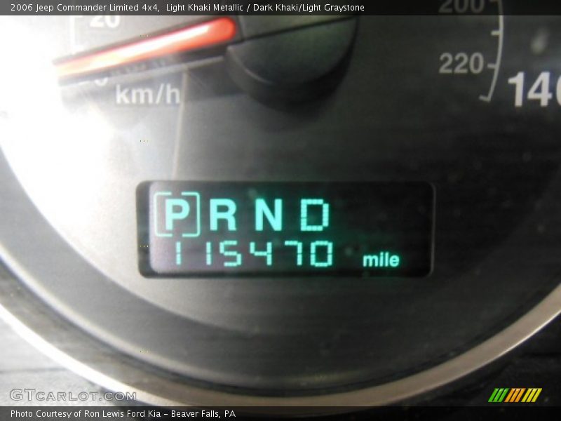 Light Khaki Metallic / Dark Khaki/Light Graystone 2006 Jeep Commander Limited 4x4