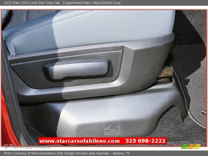 Copperhead Pearl / Black/Diesel Gray 2013 Ram 1500 Lone Star Crew Cab