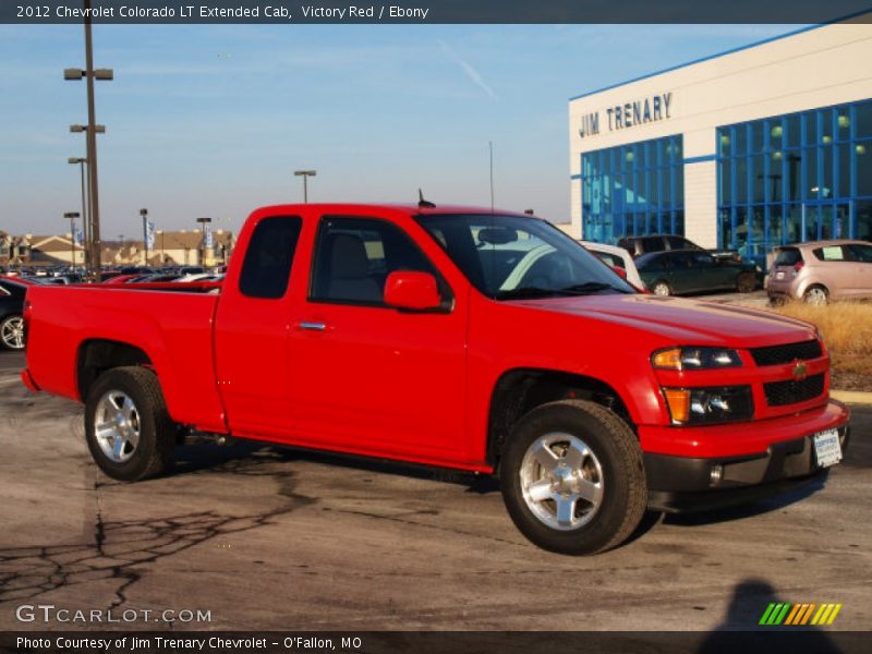 Victory Red / Ebony 2012 Chevrolet Colorado LT Extended Cab