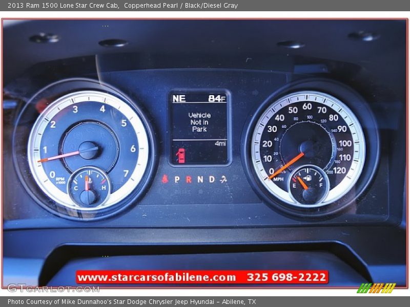 Copperhead Pearl / Black/Diesel Gray 2013 Ram 1500 Lone Star Crew Cab