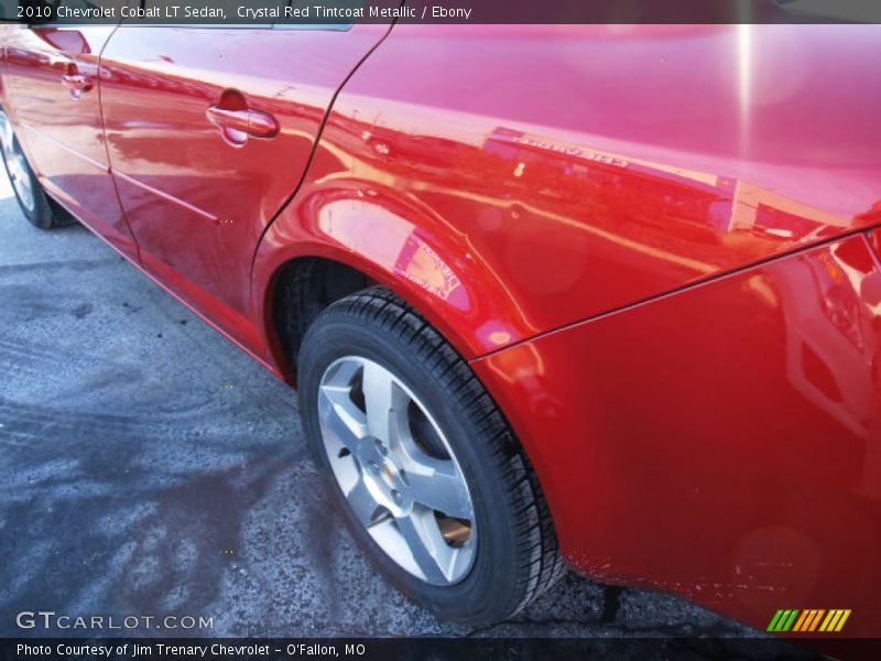 Crystal Red Tintcoat Metallic / Ebony 2010 Chevrolet Cobalt LT Sedan