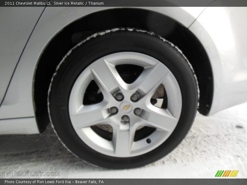 Silver Ice Metallic / Titanium 2011 Chevrolet Malibu LS