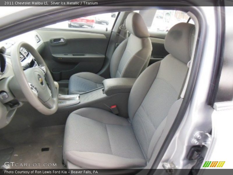 Silver Ice Metallic / Titanium 2011 Chevrolet Malibu LS