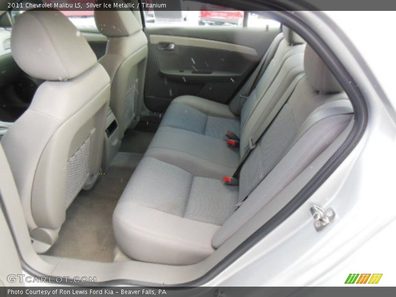Silver Ice Metallic / Titanium 2011 Chevrolet Malibu LS