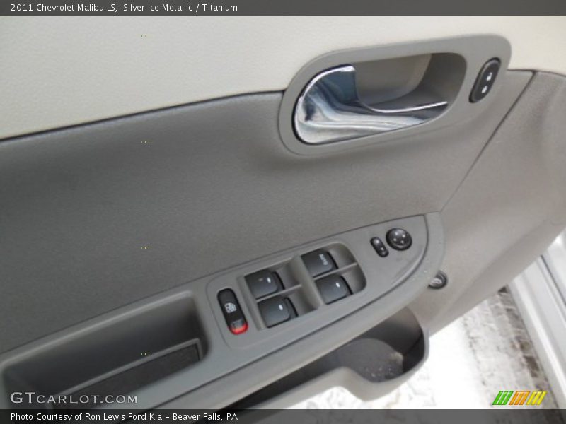 Silver Ice Metallic / Titanium 2011 Chevrolet Malibu LS