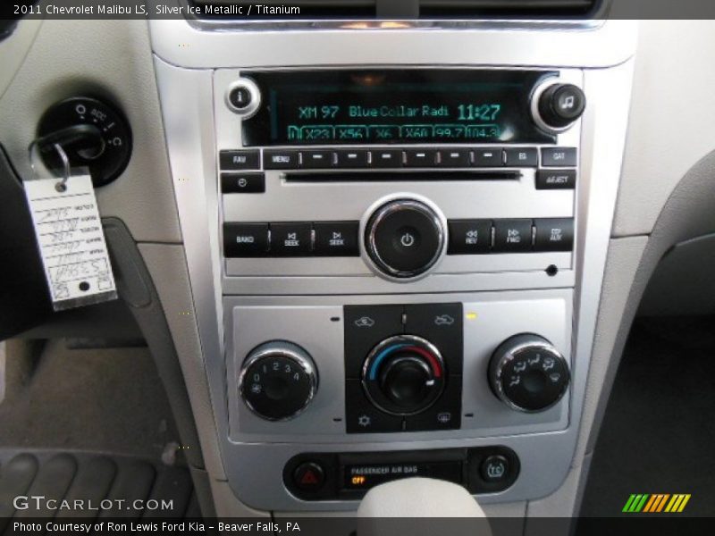 Silver Ice Metallic / Titanium 2011 Chevrolet Malibu LS